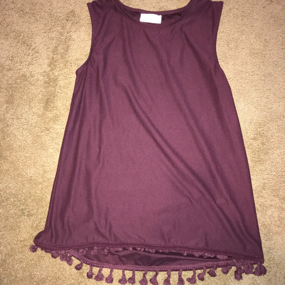 Tank Top with Fringe